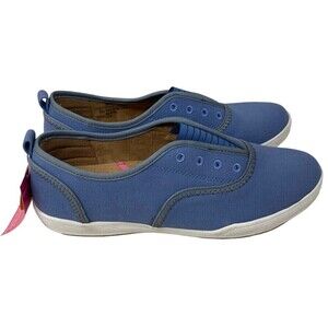 Comfortiva Lithia Sneakers Women's Size 10 N Blue Canvas Slip-On Comfort